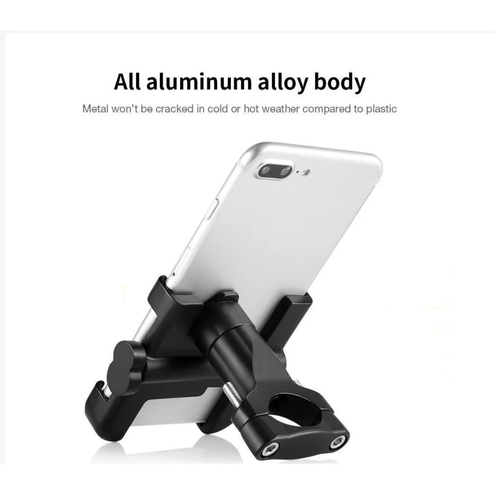 

NEW2022 HSYK QI C1 Aluminum Alloy Cycling Bicycle Stand Bracket Adjustable Bike Bicycle Holder Handlebar Phone