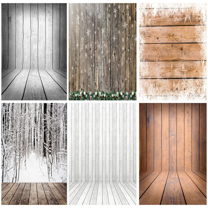 

Vinyl Retro Wooden Floor Children Portrait Photography Backdrops For Photo Studio Background Props 211110 HS-12