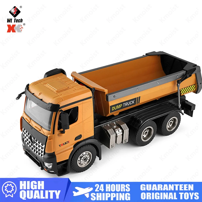 

WLTOYS 14600 1:14 4WD RC Car Remote Control 2.4G Radio Control Dirt Dump Truck Engineering Series Load Cars Toys Gift for Boys