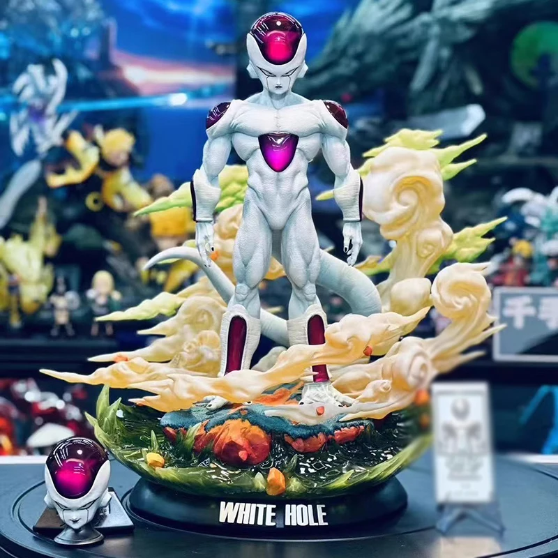 

31cm Anime Dragon Ball Figure GK White Hole Fourth Form Freezer Namek Frieza Action Figures Figurine PVC Statue Model Toys Gifts