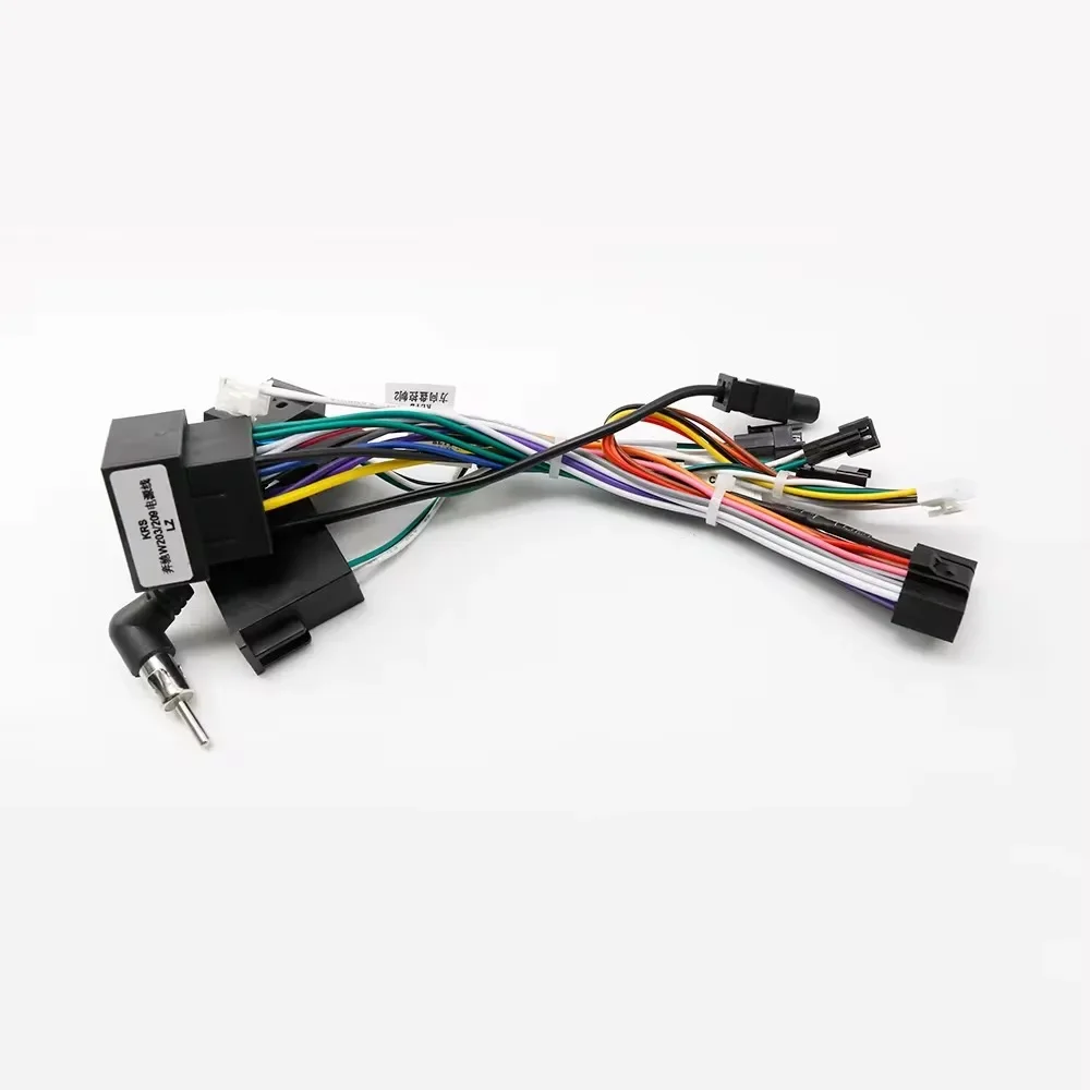Автомобильный 16-контактный адаптер жгута проводов аудио с коробкой Canbus для