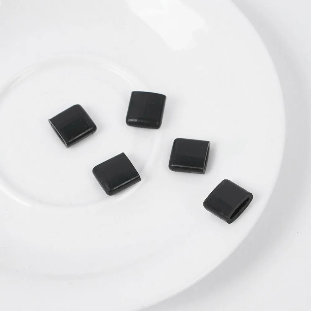 

16 Pcs Air Fryer Rubber Bumpers Air Fryer Tray Feet Replacement Parts Silicone Accessories Non-Scratch Protective Covers Black