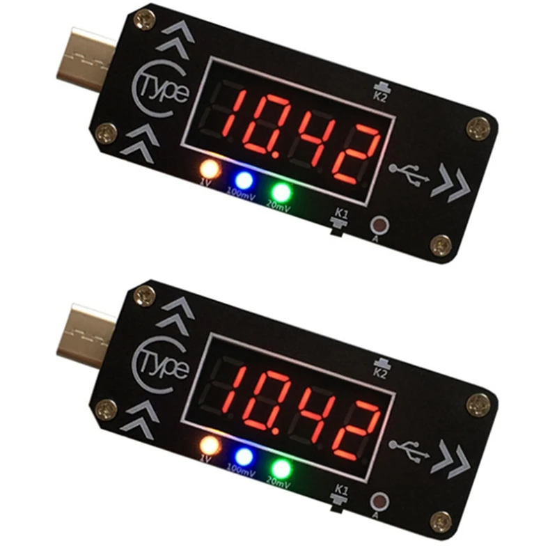 2 шт. USB-устройство для зарядки 5 В/9 В/12 В/15 В/20 в/PPS PD2.0 PD3.0 Type-C
