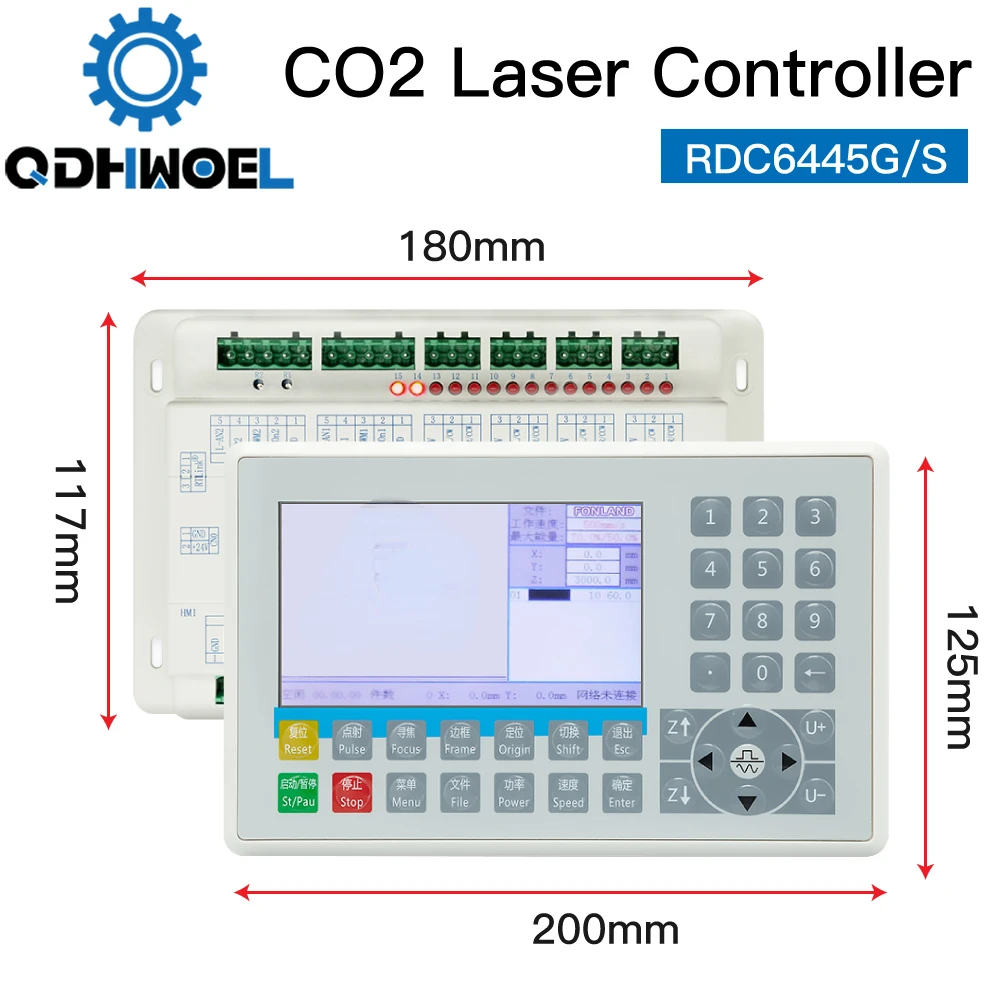 

Контроллер Ruida RDC6445 RDC6445G RDC6445S для лазерного гравировального станка CO2 обновление RDC6442 RDC6442G