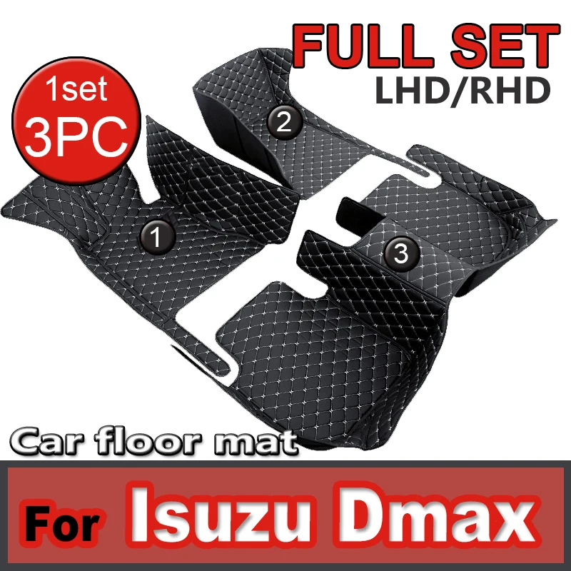 

Car Floor Mats For Isuzu Dmax D-max 2020 2019 2018 2017 2016 Auto Accessories Decoration Leather Carpets Waterproof Protect Rugs