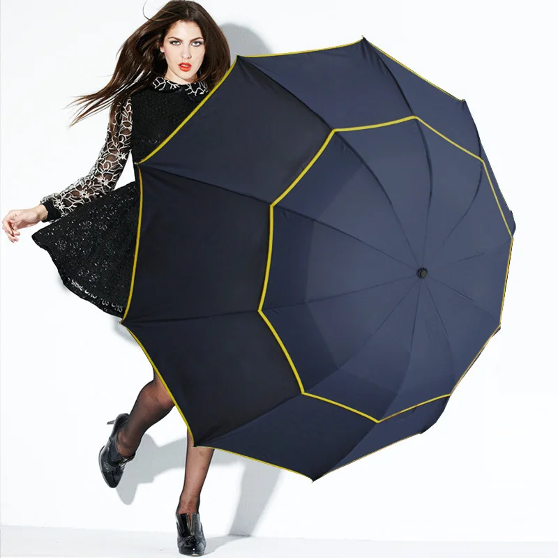 

For Xiaomi Big 130cm Top Quality Umbrella Men Rain Woman Windproof Paraguas Male Women Sun 3 Floding Fashion Business Umbrellas