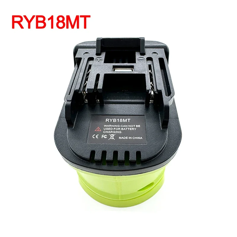 

Адаптер-конвертер Ryb18mt для аккумуляторов Makita/Dewalt/Milwaukee