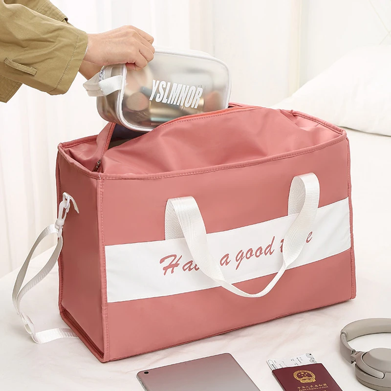 Large Capacity Handbag Folding Luggage Bags Crossbody Multifunctional Travel Waterproof Weekend Sac Bag Accessories Supplies
