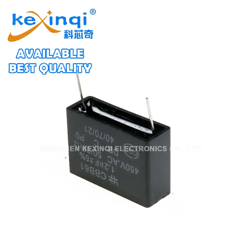 Фото Конденсатор CBB61 450В 1мкФ 1.2мкФ 1.5мкФ 1.8мкФ 2мкФ 2.5мкФ 3мкФ 3.5мкФ 4мкФ 4.5мкФ 5мкФ 6мкФ 10мкФ 450В 2-контактный №4