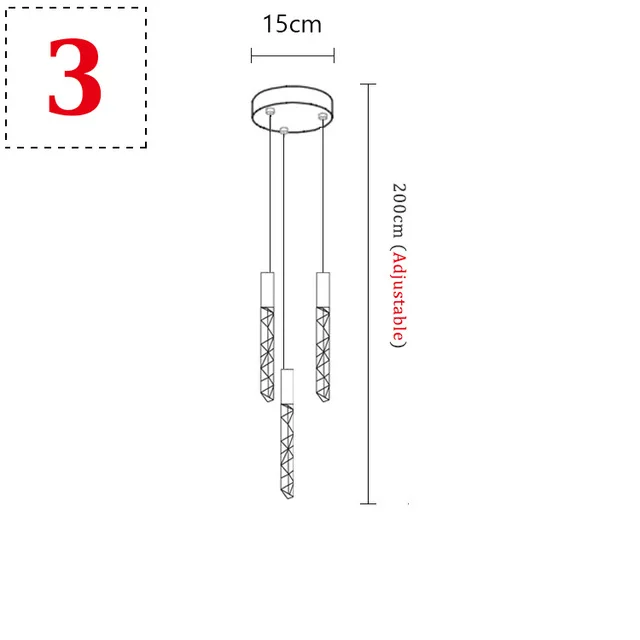 

Подвесной хрустальный светильник Qyartistry