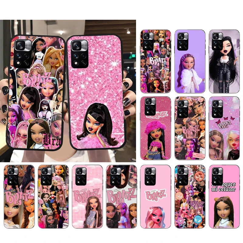 

Cute Bratz Doll Phone Case For Xiaomi Redmi Note 12Pro 11 11S 11T Pro 10 9Pro Note10S Redmi 10 9 10C 9C Case