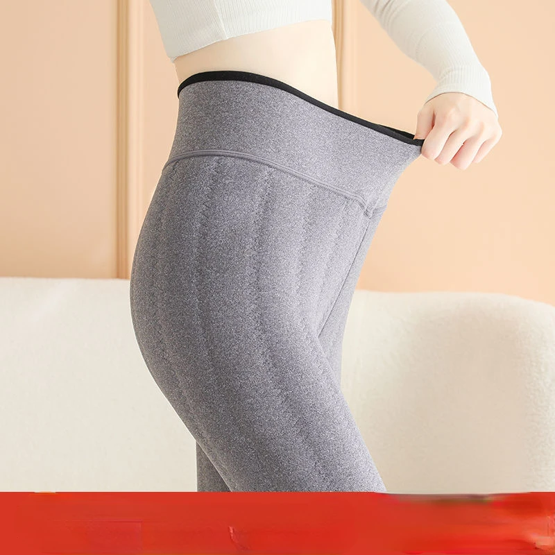 

Женские повседневные хлопковые леггинсы, Женские однотонные облегающие мягкие брюки с высокой талией, осенние женские облегающие спортивные брюки с флисовой подкладкой G401