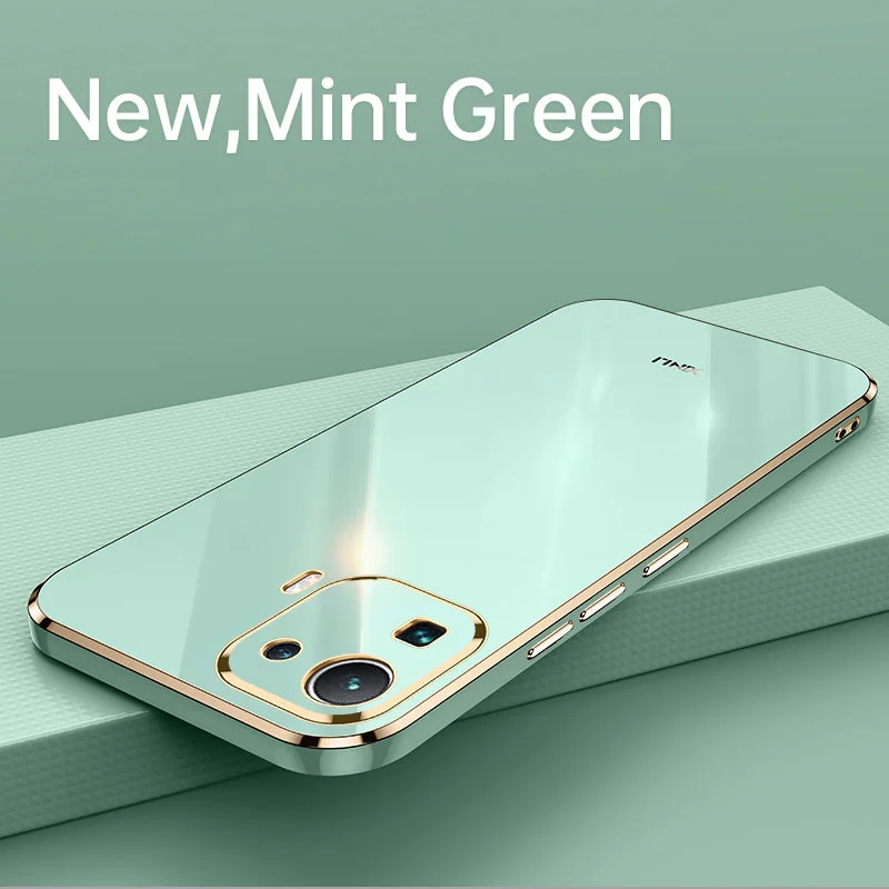 

Case for Xiaomi Mi 11 Pro 5G M2102K1AC Plating Silicone TPU Bumper Soft Back Cover Shockproof Phone Case for Xiaomi 11 Pro 11Pro
