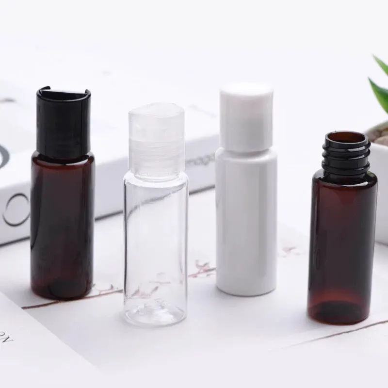 20 мл 50/100 шт. пустая пластиковая бутылка для образцов с крышкой диска эфирное