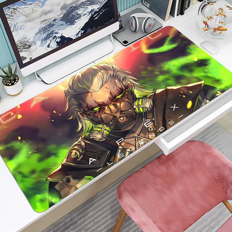 

Игровой коврик для мыши Apex Legends для ПК, милые коврики для клавиатуры, аксессуары для клавиатуры, удлиненные коврики для ноутбуков, резиновый ...