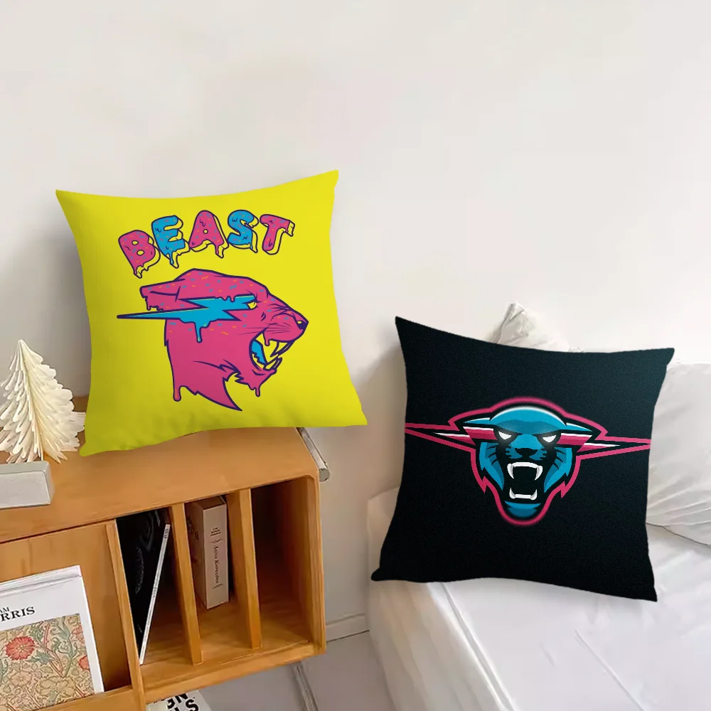 Забавная наволочка Mr-B-Cute B-Beasts квадратная подушка для комнаты спальни изголовье