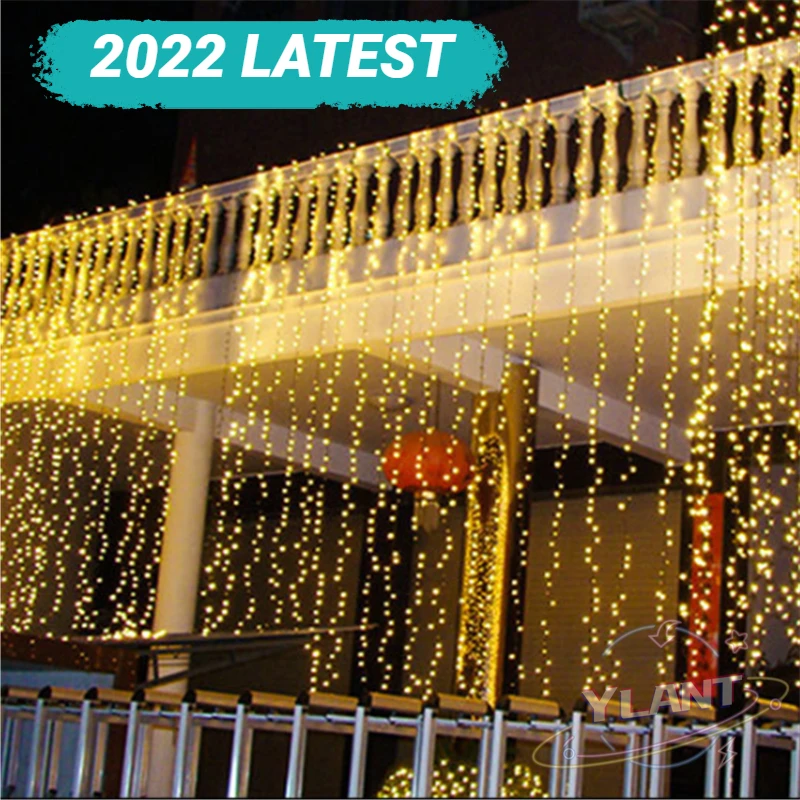 

YLANT10M 100 Led Light String Kerst New Year 2022 Garland Navidad 2021 Christmas Decorations for Home Christmas Tree Decoration
