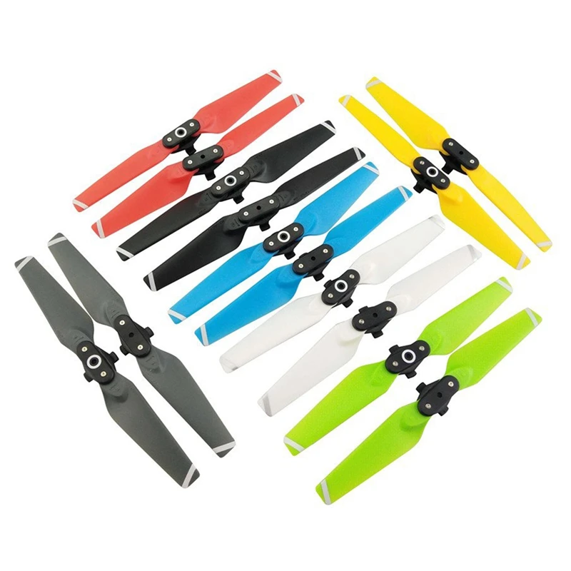 

JABS 14Pcs/7 Colors Set Drone Main Blade Propellers Props CW CCW 4730F Quick Release Folding Propellers For DJI Spark Drone