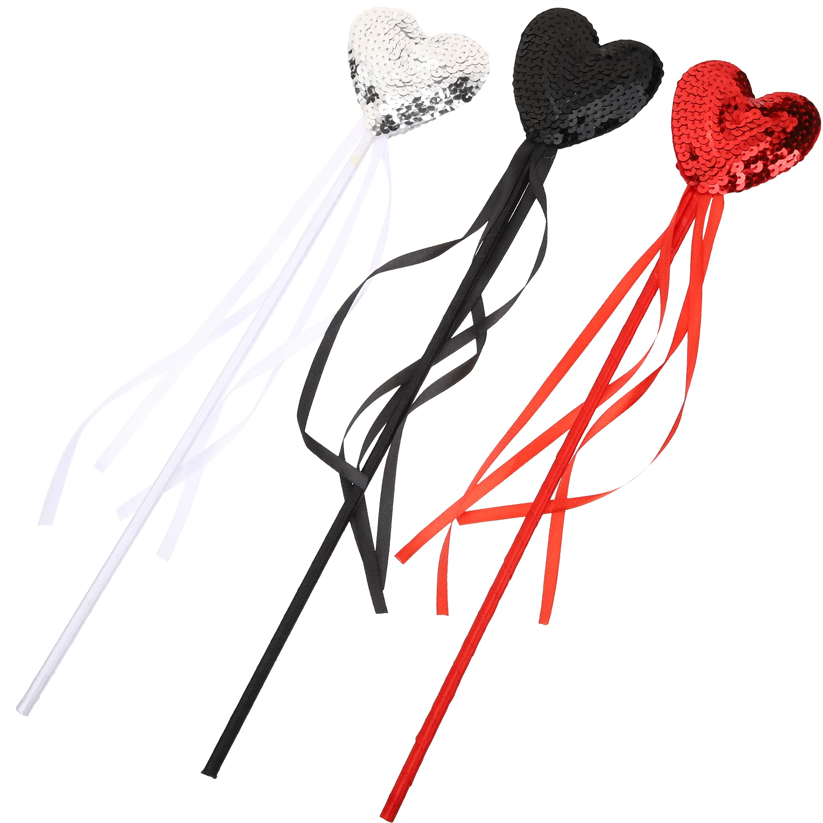 

3 Pcs Party Supply Kids Stage Performance Prop Cosplay Fairy Sticks Adult Baby Costume Girl Wands Witch Girls Tassel Children