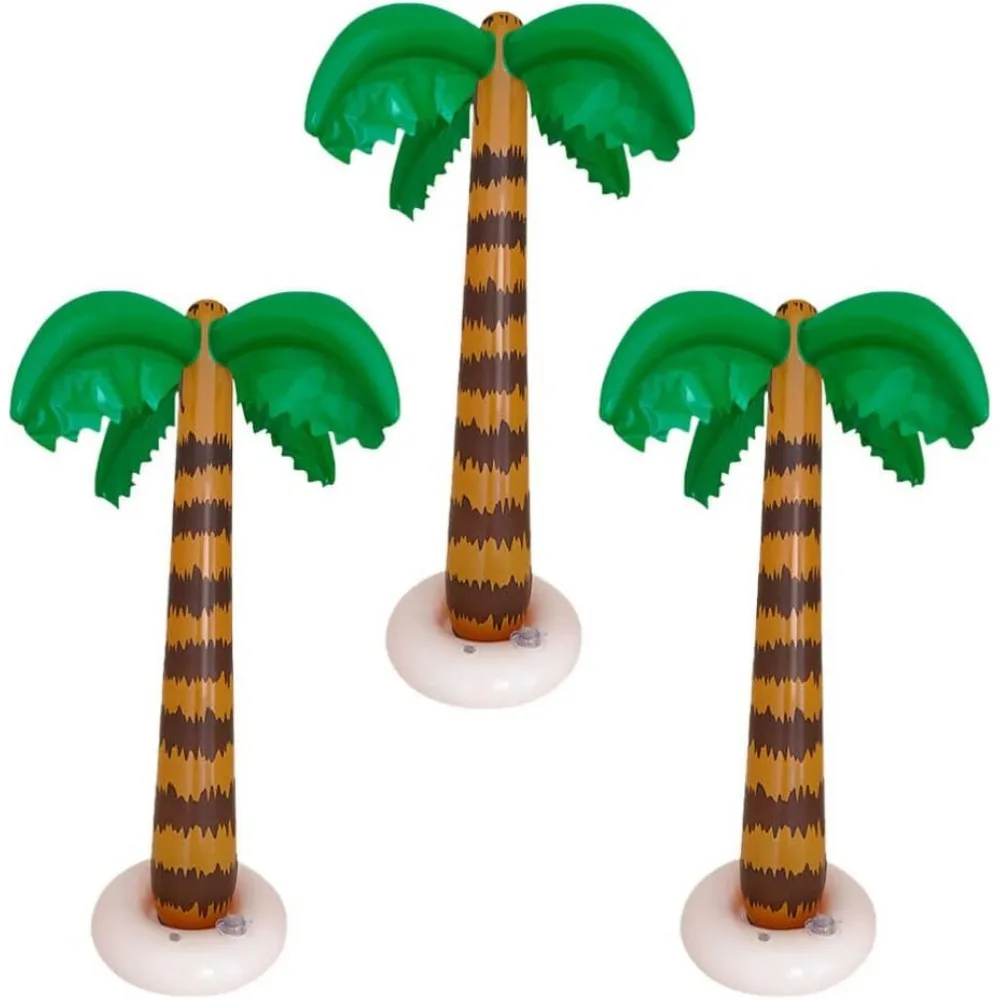 

1Pc Inflatable Coconut Tree Baby Bath Toys Wimming Pool Party Photo Prop Toy Funny Jungle Large Toy Summer Beach Party Decor