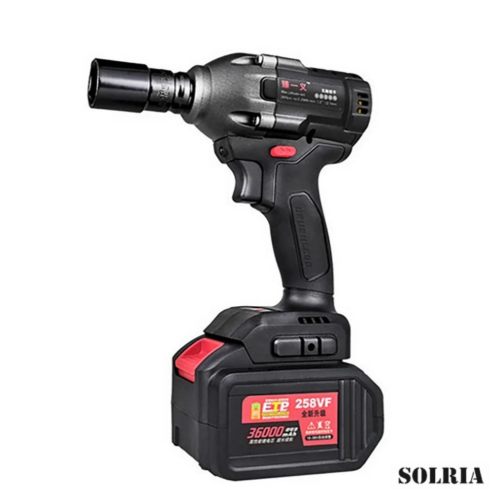 

21V Impact Wrench 480NM Electric Impact Wrench 188TV Cordless Brushless Powerful Electric Impact Screwdriver Drill Power Tool