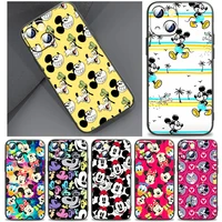 disney mickey mouse collection phone case for iphone 11 12 13 mini 14 pro max 11 pro max x xr plus 7 8 se silicone cover