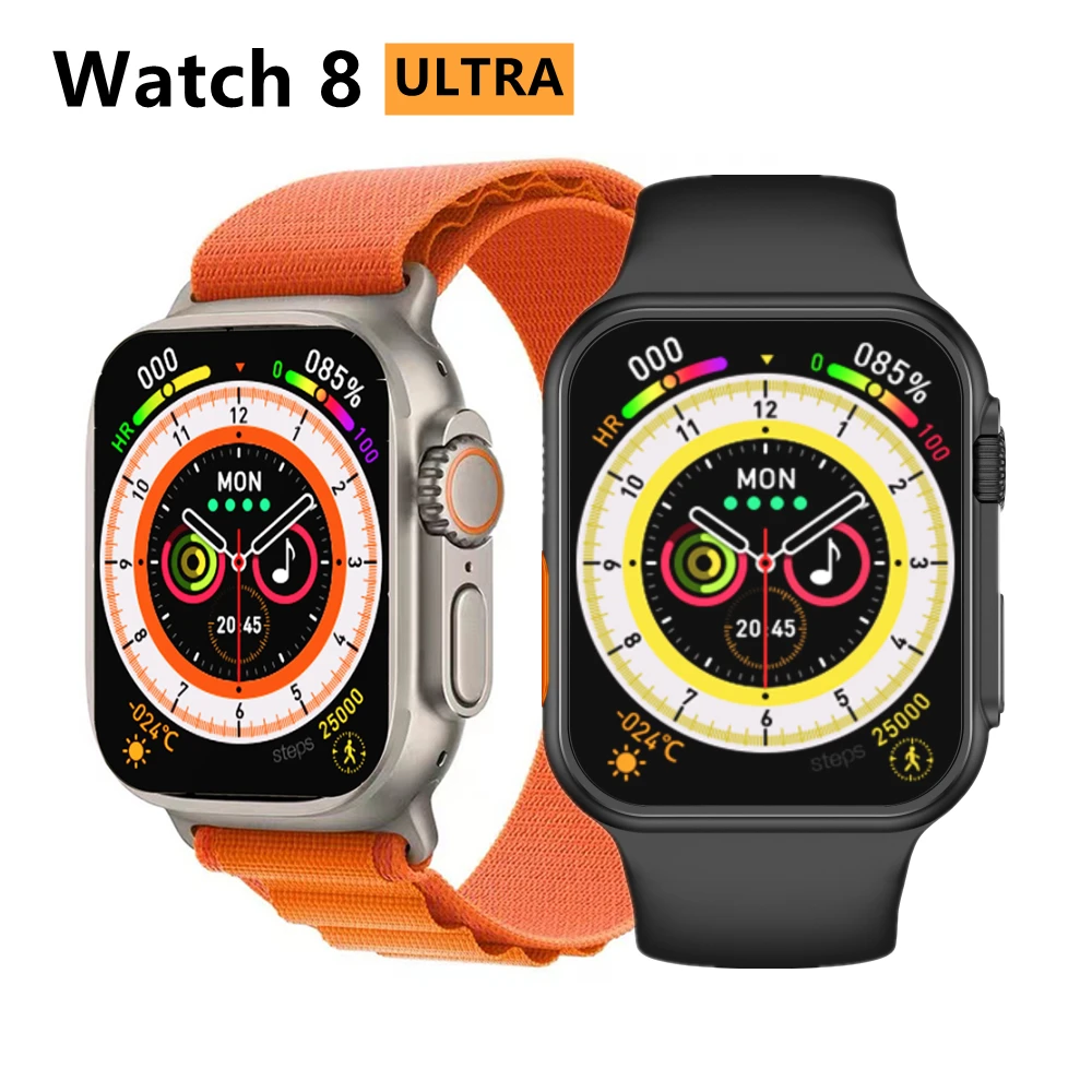 

Ultra Series 8 Smart Watch For Apple NFC Smartwatch Men Women Bluetooth Call Waterproof Wireless Charging newin for Xiaomi 2022