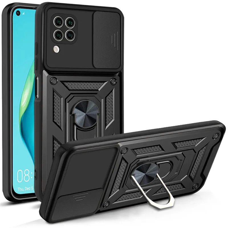 

Huawei P40 Lite Case For Huawei P30 Lite Coque Shockproof Armor Magnetic Car Holder Ring Cover For Huawei P40 Lite Capa Funda