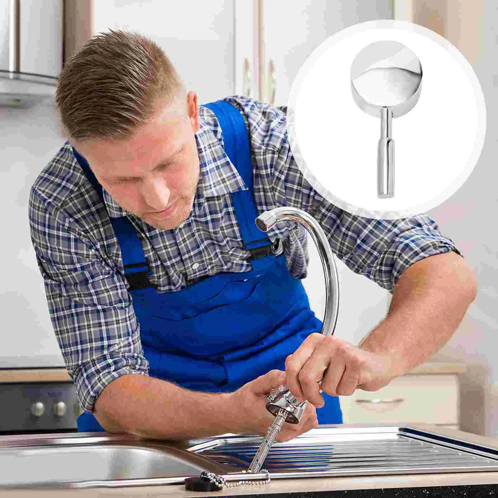 

2 Sets Handle Shower Switch Repair Parts for Shower and Kitchen Faucets