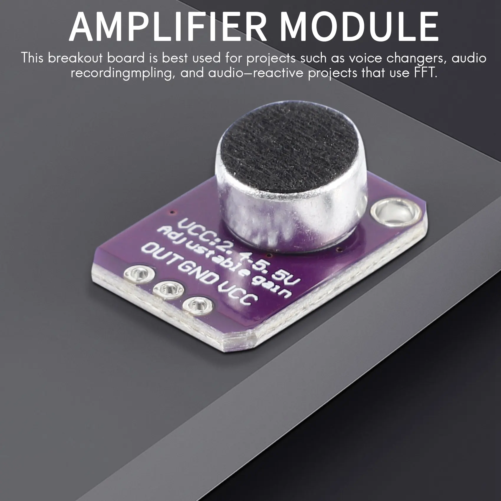 5 шт. встроенный микрофонный усилитель MAX4466