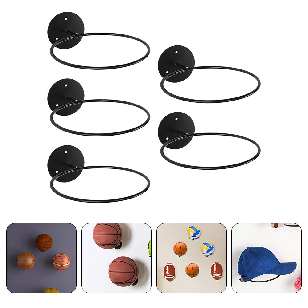

Basketball Storage Rack Holder Display Wall Mount Football Racks Sports Mounted Hoop