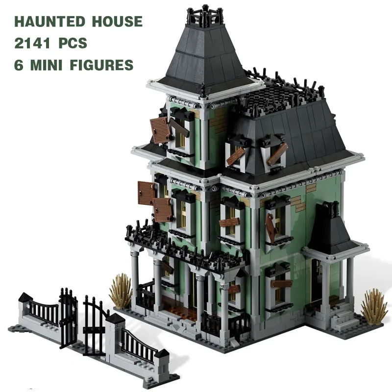 

Monster Fighter Movie Series Haunted House Building Blocks Bricks Birthday Christmas Toy Gift Compatible 10228 16007 Model