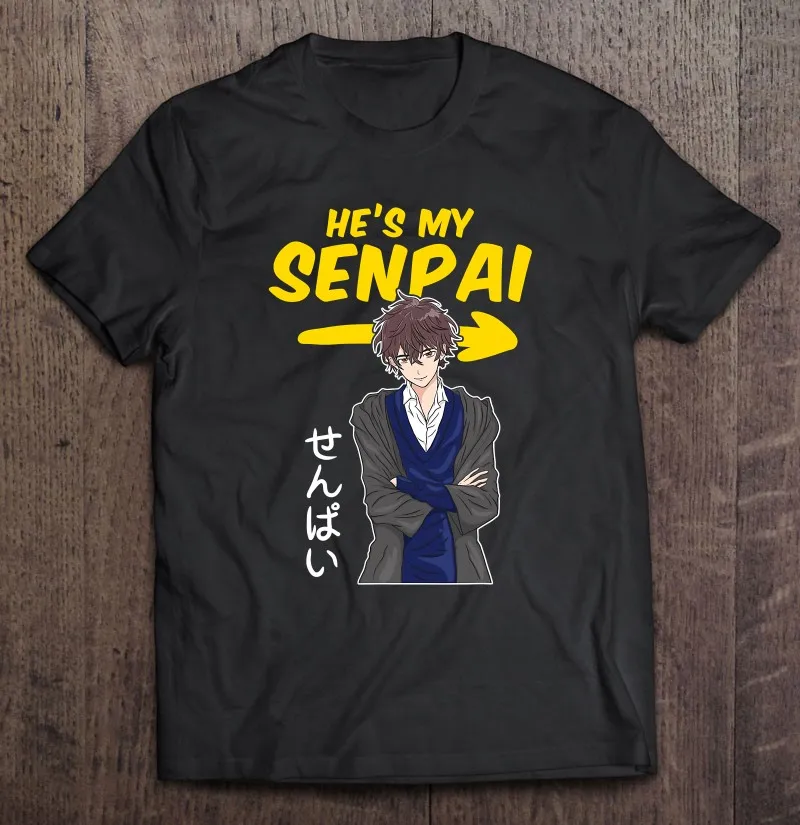 

Футболка для пары в стиле аниме «заметьте меня сенпай», мужские футболки оверсайз, одежда для гранж, мужская и женская футболка, топы