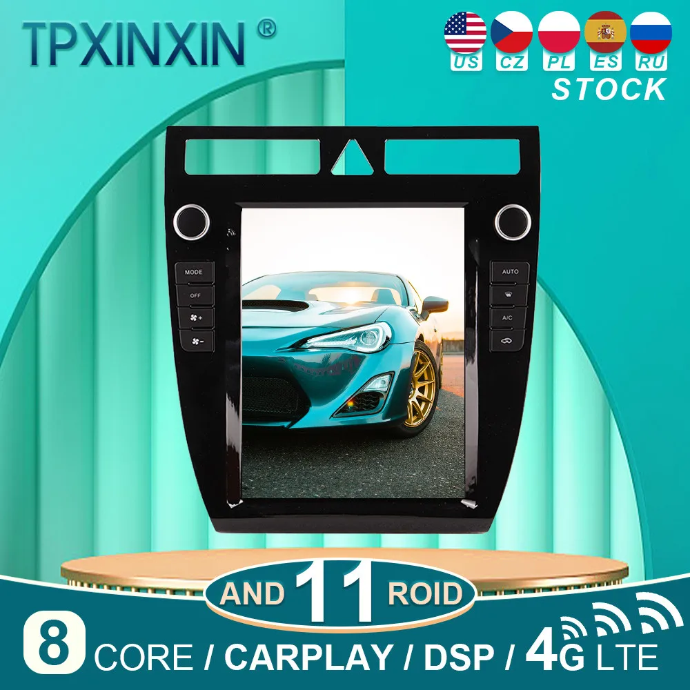 12" Android 11.0 For Audi A6 1999-2003 Tesla Style Vertical Screen Car Audio System Head Unit GPS Navigation Wireless Carplay 12" Android 11.0 For Audi A6 1999-2003 Tesla Style Vertical Screen Car Audio System Head Unit GPS Navigation Wireless Carplay