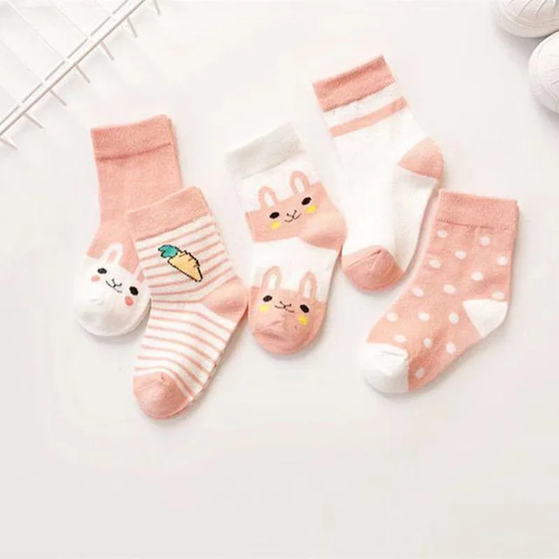 Носки хлопковые для новорожденных мальчиков 0-1-7 лет 5 пар |