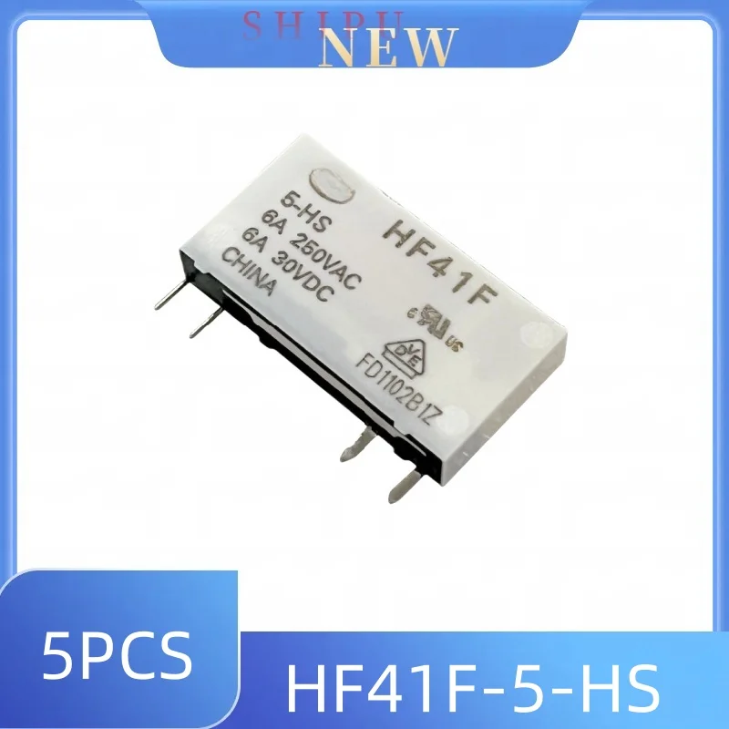 5 шт. тонкое реле мощности 12 В 6 А4