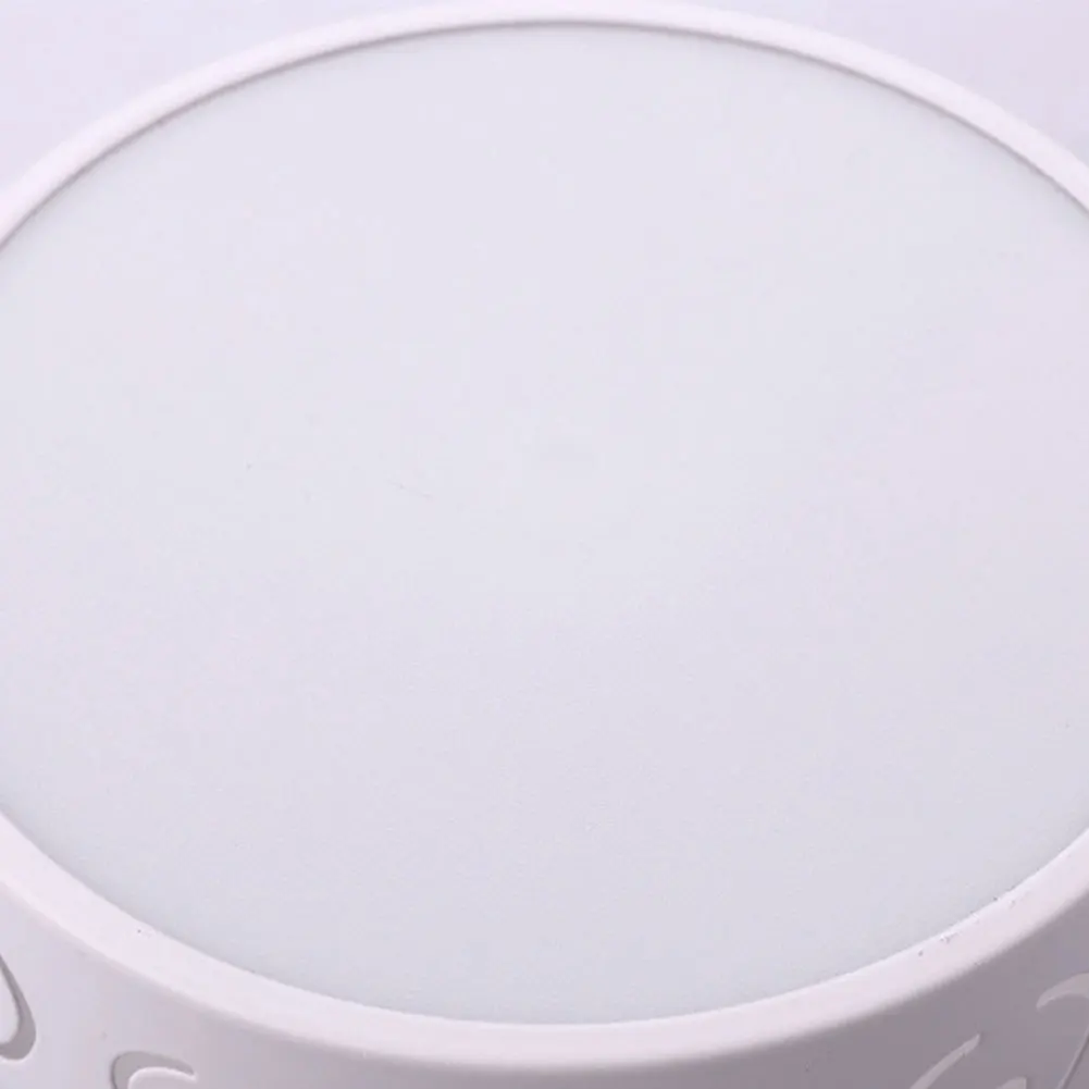 Светодиодный современный потолочный светильник акриловый круглый полый