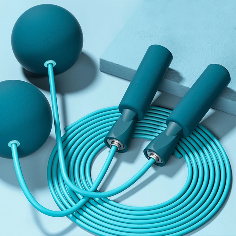 

Cordless Jump Rope With Heavy Balls Sports Fitness Training Bodybuilding Exercise Rapid Speed Skipping Rope Home Gym Equipment
