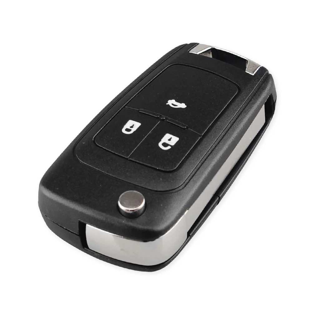 KEYYOU For OPEL VAUXHALL Insignia Astra Zafira Chevrolet Cruze Buick 3 Button Flip Folding Remote Car Key Shell |