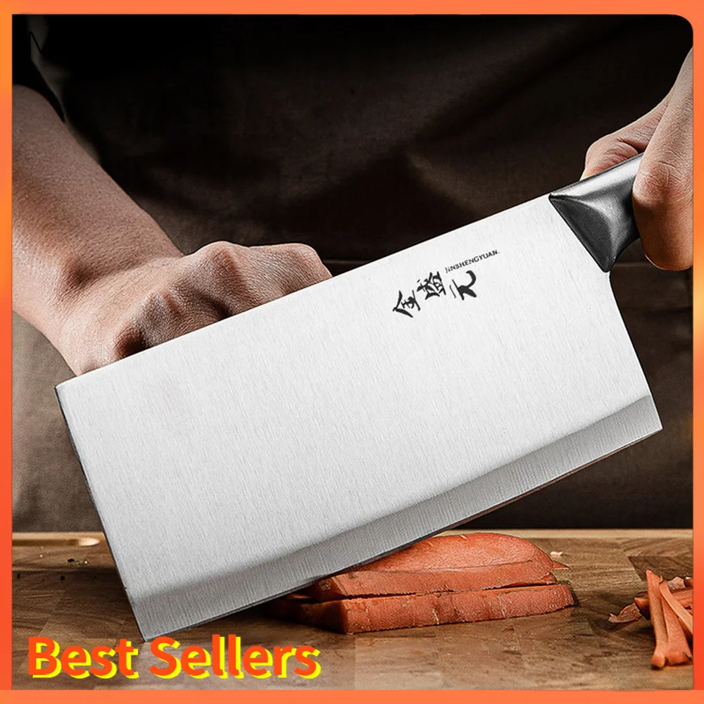 

Нож шеф-повара со стальным Ультра острым лезвием, нож для резки костей, резки мяса, овощей, Многофункциональный кухонный нож, новые аксессуа...