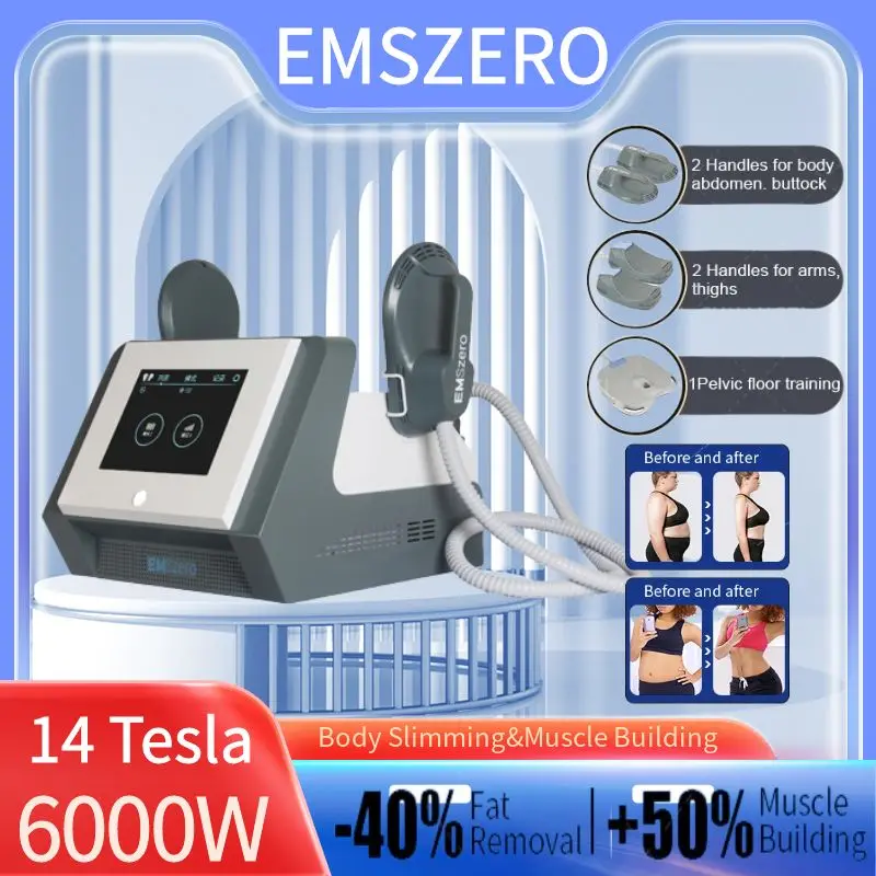 

14 Tesla 6000W EMSzero DLS-EMSlim neo RF машина для похудения мышц Электромагнитная Потеря веса для салона