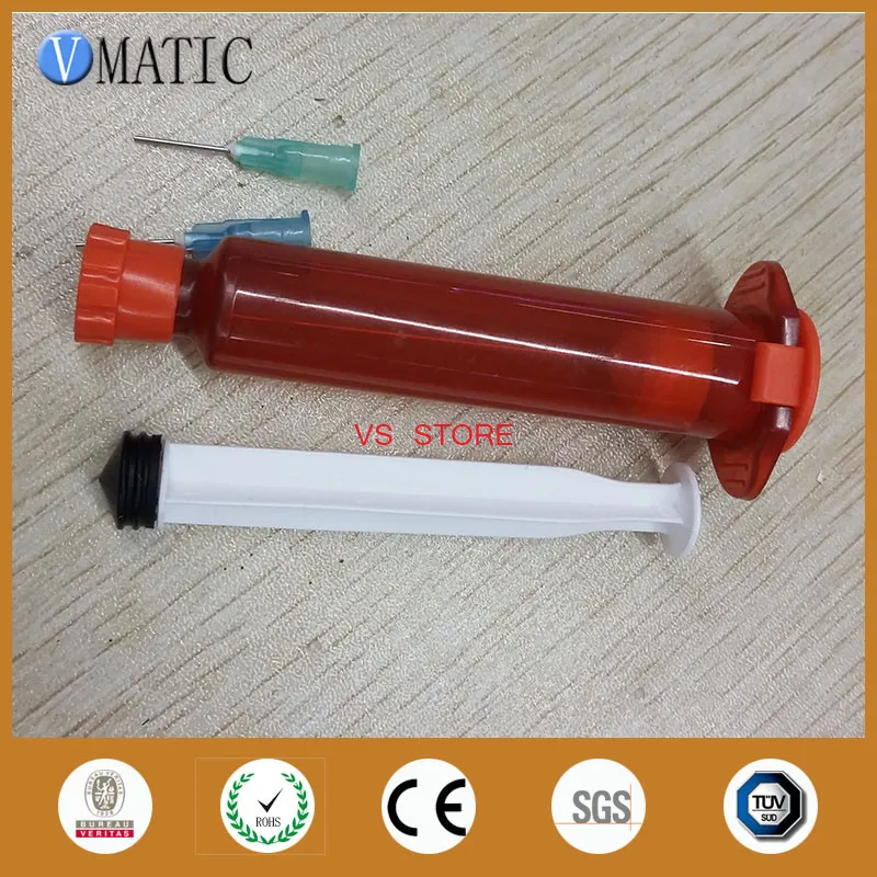 

Free Shipping 2022 10Pcs UV Glue Loca Glue Optical Clear Adhesive Glue Pneumatic Syringe 5cc/ml Set