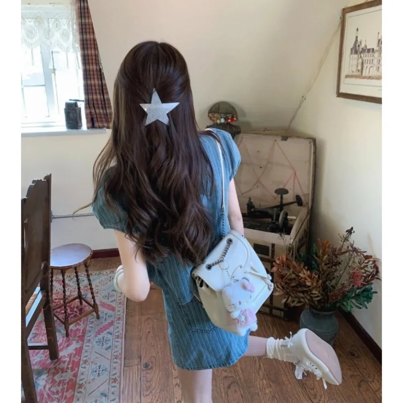 Уменьшающий возраст модный комплект Western Sle Design Sense Ретро джинсовая система соли