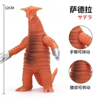 12cm small soft rubber monster sadolar original action figures model furnishing articles childrens assembly puppets toys