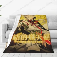 seraph of the end of the anime 3d throw blanket luxury brand design blanket free shipping bedspread blanket sofa home textiles