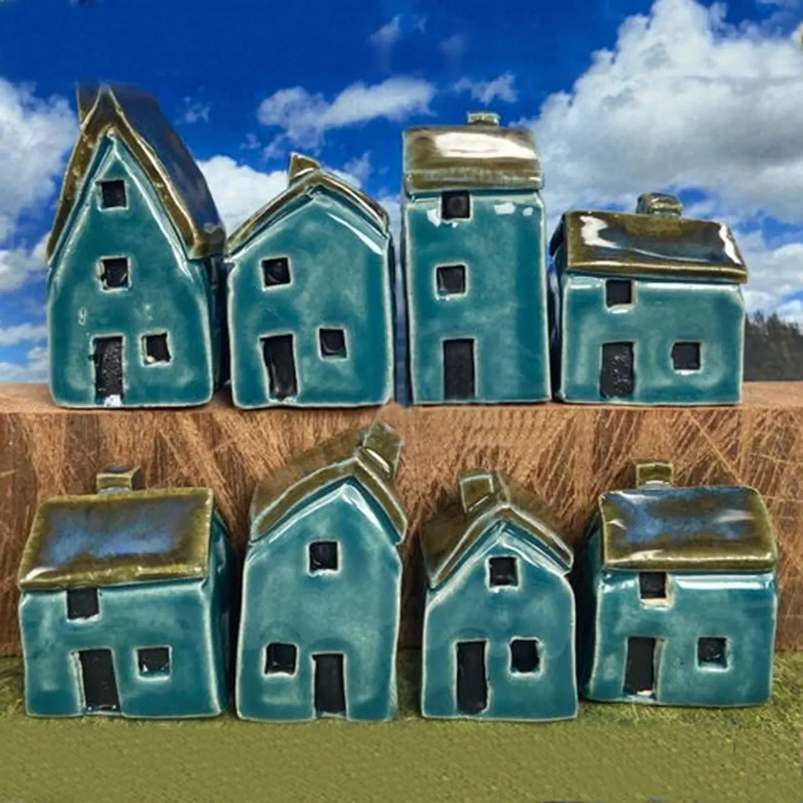 

Garden Miniatures Mini Houses Meaningful Collectibles Small House Villa House Crafts Desktop Study Ornaments Figurines