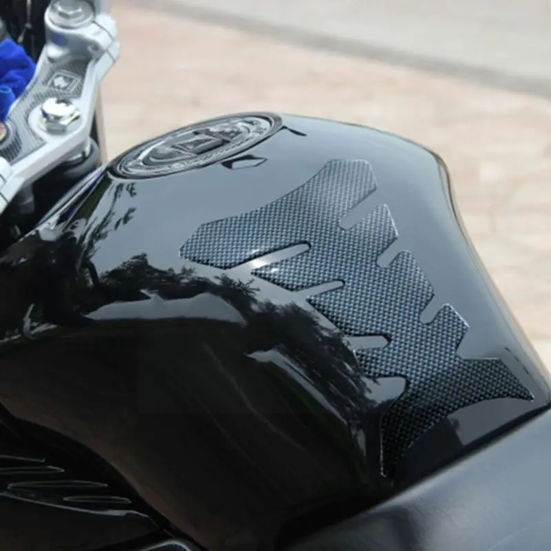 

3D Carbon Fiber Fishbone Stickers Car Motorcycle Tank Pad Tankpad Protector For Motorcycle Universal Fishbone T7G6