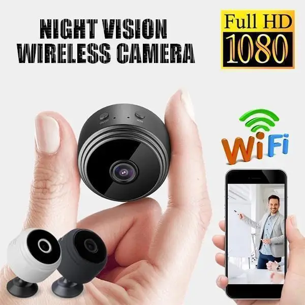 

1080P HD Night Vision Wireless Camera Magnetische WiFi Mini Kamera