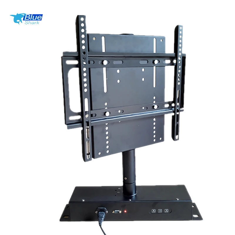 

MAX 85 inches TVstands remote control on the desk rotating motorized TV lift cabinet furniture rotate TV stand 360 degree