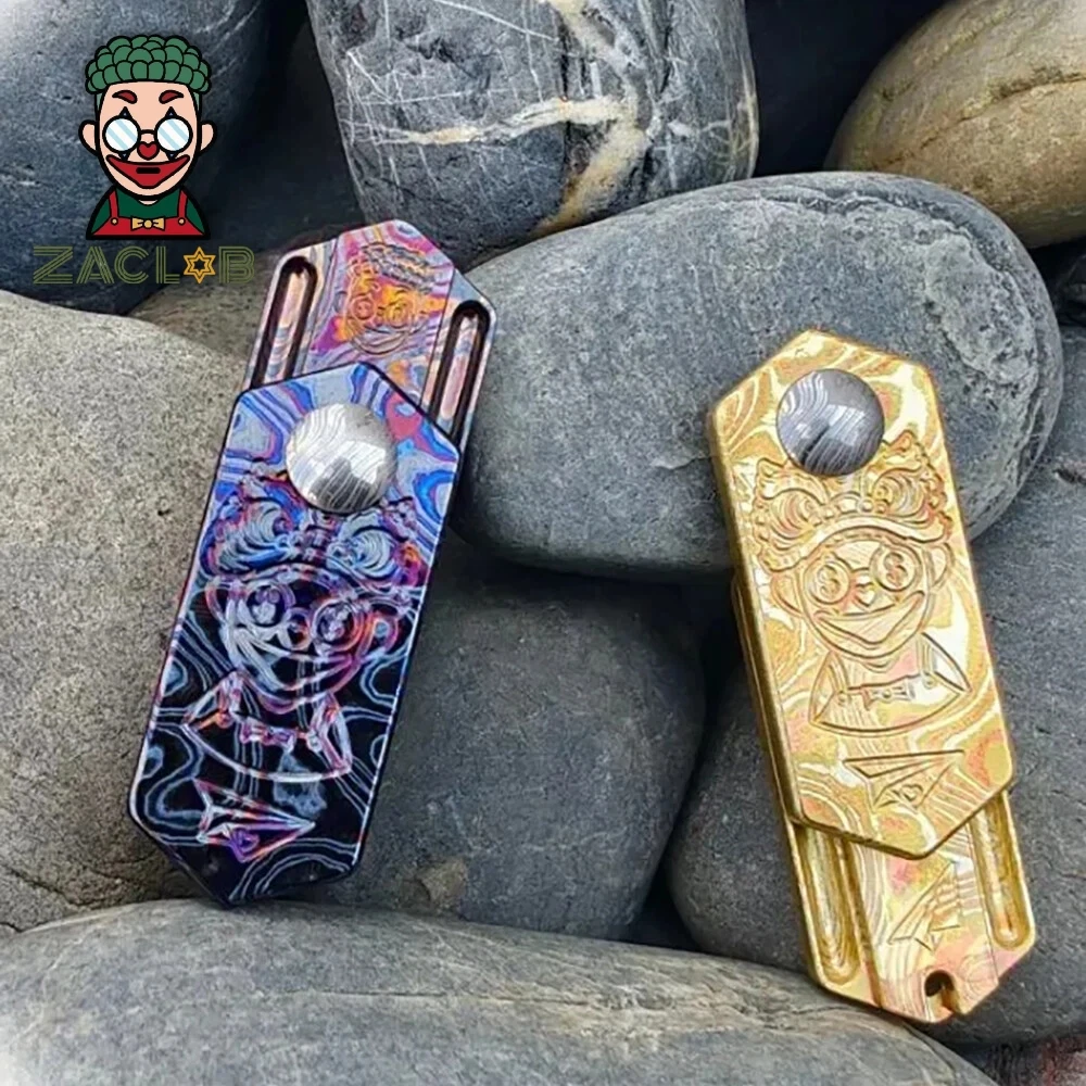 Фото Zaclab EDC 2026 Гуанчжоу HARD CORE EDC Expo Plane Zircuti Mokume Фиджет-слайдер для снятия стресса, игрушка-антистресс для взрослых. №1